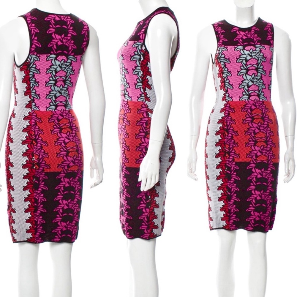 M Missoni Hibiscus Intargia knit bodycon dress